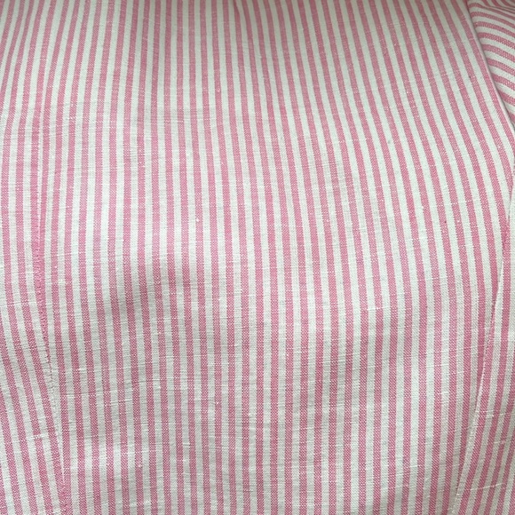 Talbots casual pink striped blazer - lined, patch pockets sz 4P- like new! - Picture 7 of 7